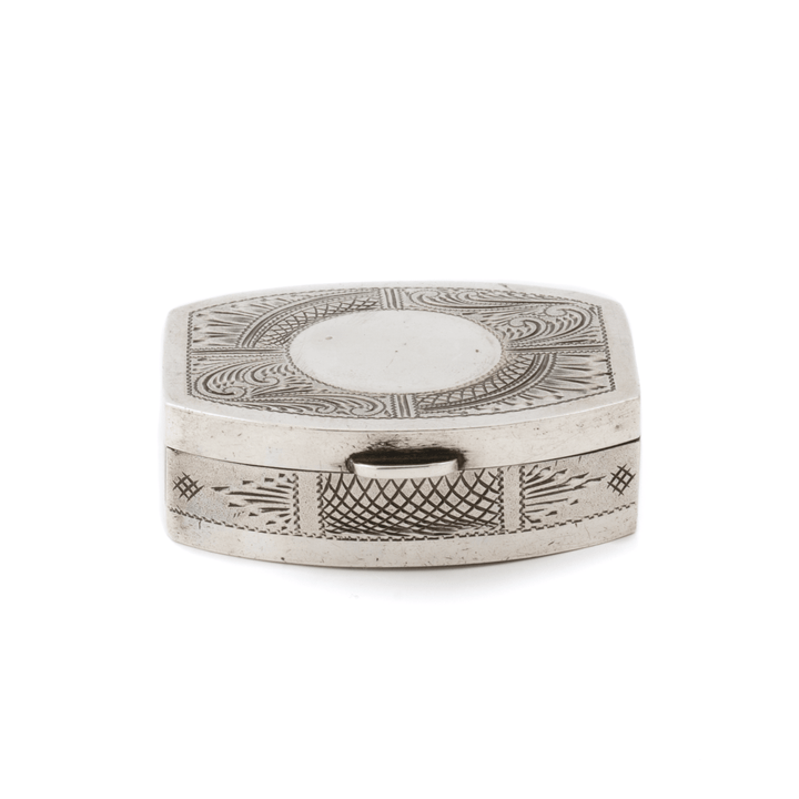 Sterling Silver x Hand - Engraved Filigree Russian Box - Kingdom Jewelry
