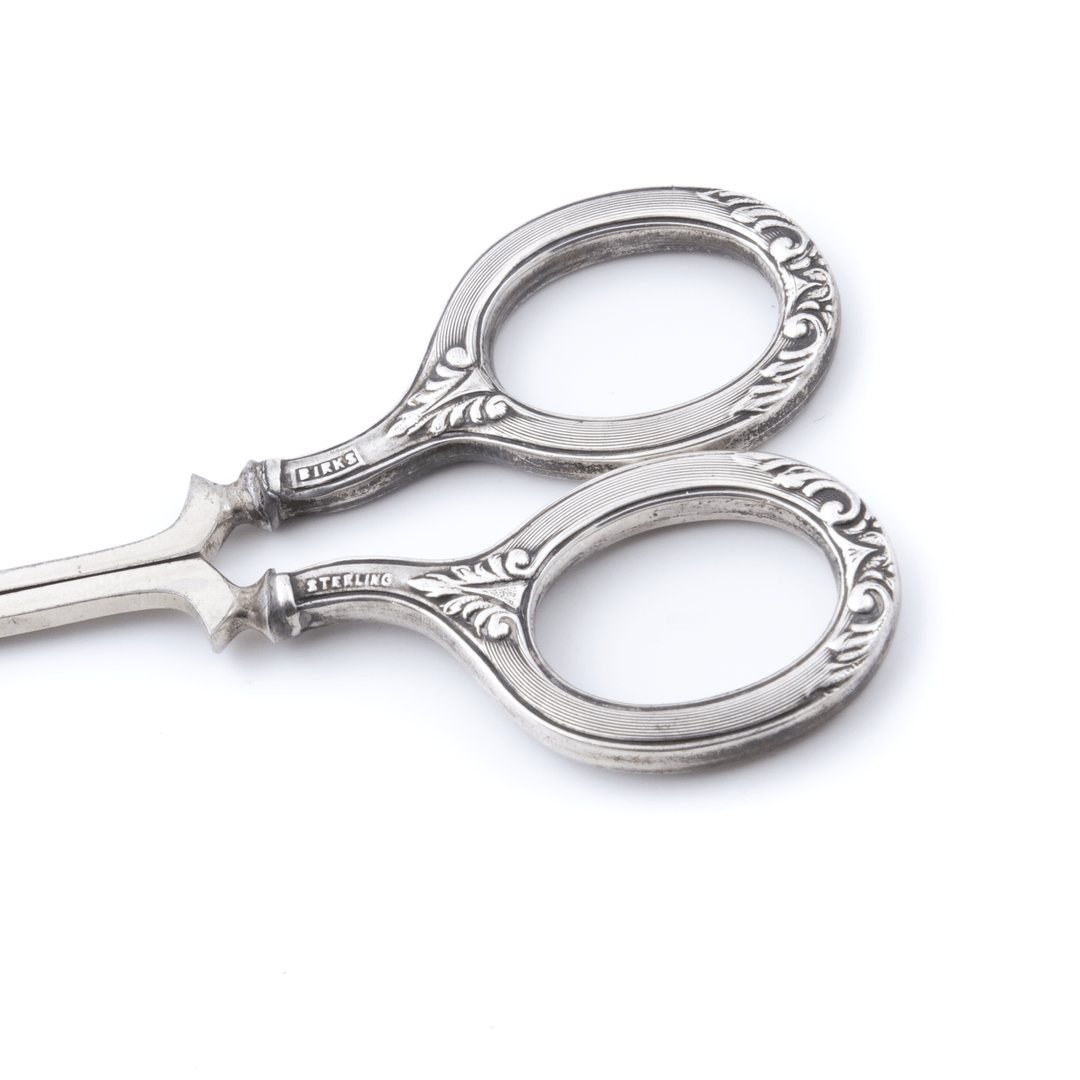 Sterling Silver x Vintage Birks Antique Scissors - Kingdom Jewelry