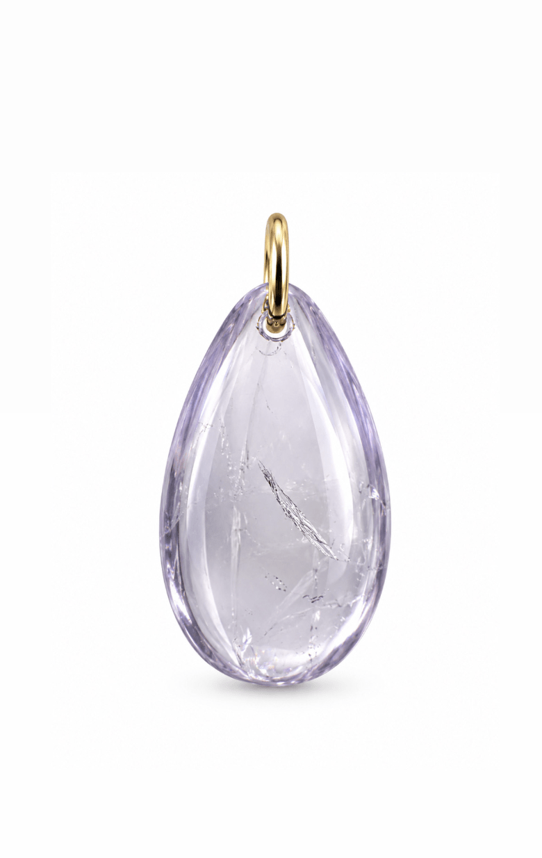 Teardrop Lavender Quartz Pendant - Kingdom Jewelry