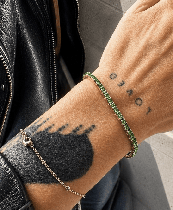 Tsavorite Garnet Tennis Bracelet - Kingdom Jewelry