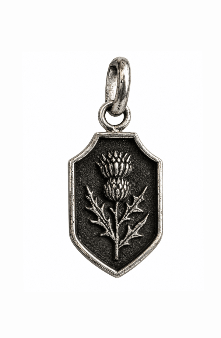 TWIN THISTLE PENDANT - Kingdom Jewelry