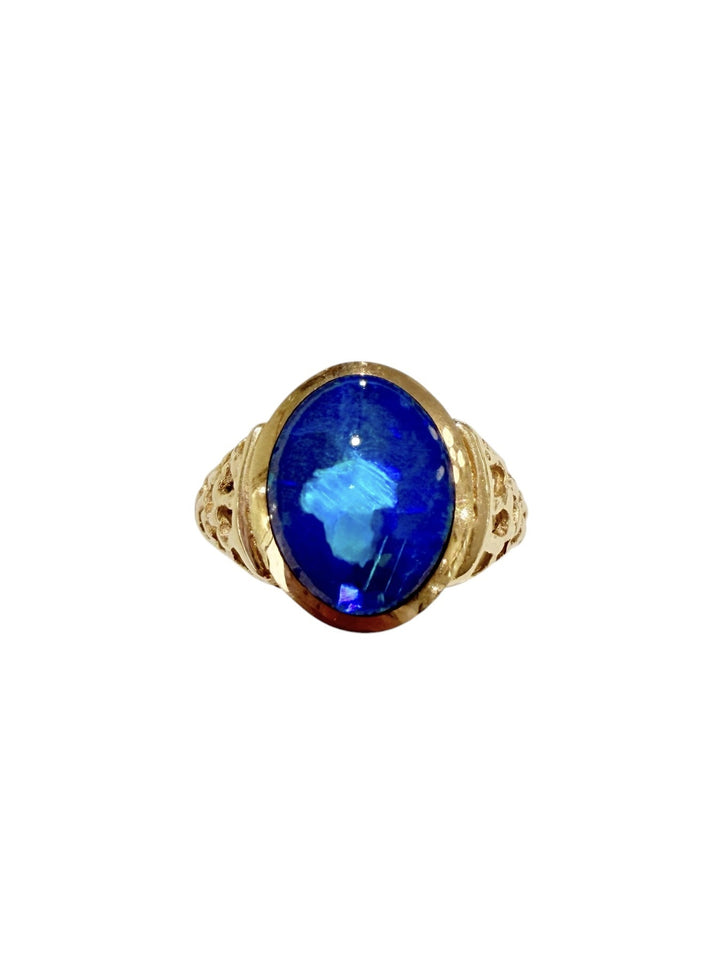 Vintage 14K Gold Opal Ring - Kingdom Jewelry