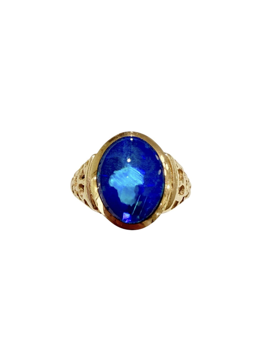 Vintage 14K Gold Opal Ring - Kingdom Jewelry