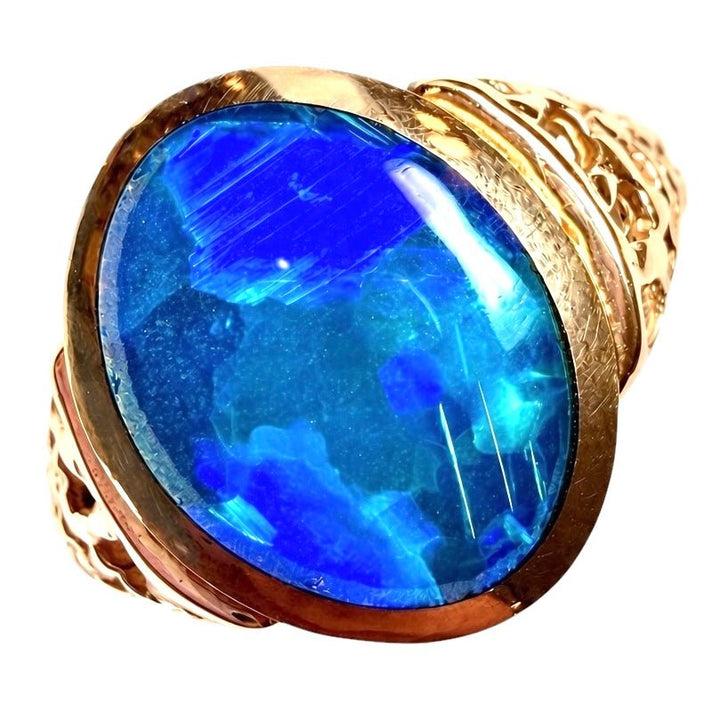 Vintage 14K Gold Opal Ring - Kingdom Jewelry