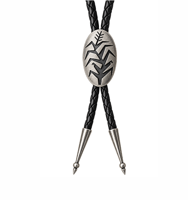 Vintage Hopi Silver Bolo - Kingdom Jewelry
