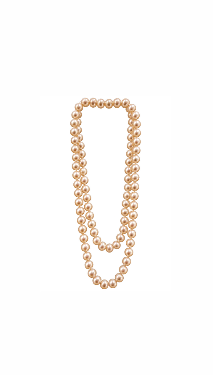 Vintage Long Pearl Strand 34" - Kingdom Jewelry