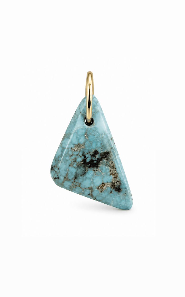 Vintage Natural Kingman Turquoise Pendant - Kingdom Jewelry