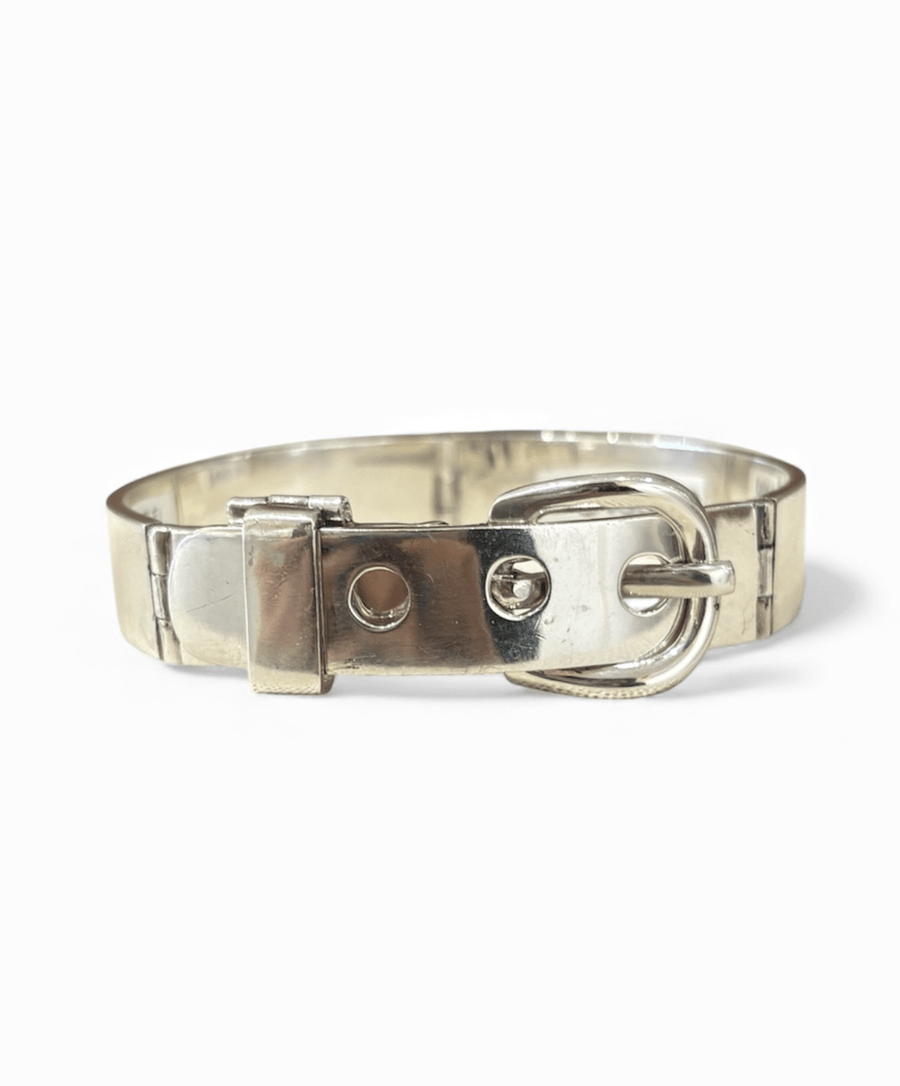 Vintage Silver Belt Buckle Cuff - Kingdom Jewelry
