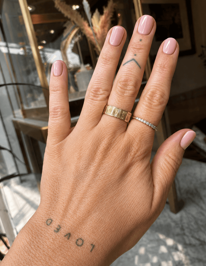 Vintage Sunburst 10k Gold Band - Kingdom Jewelry