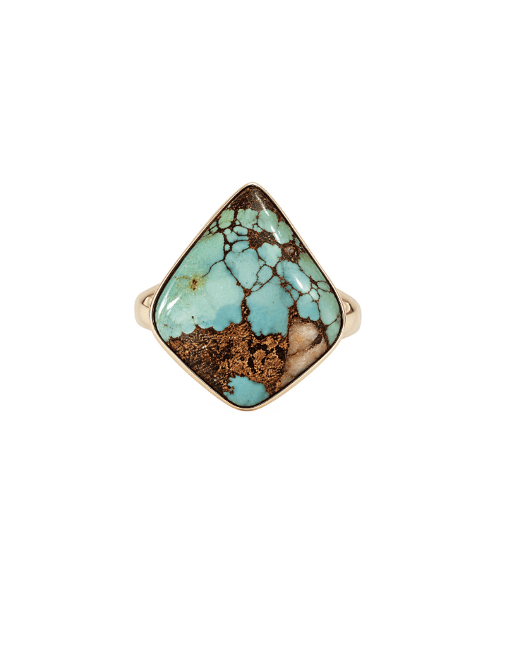 Vintage Turquoise Turquoise Statement Ring - Kingdom Jewelry
