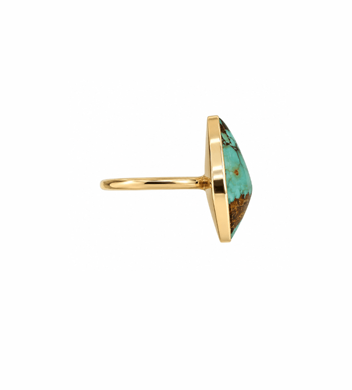 Vintage Turquoise Turquoise Statement Ring - Kingdom Jewelry