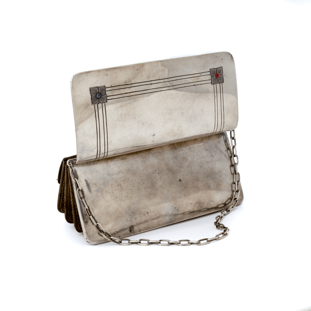 VINTAGE VICTORIAN SILVER PURSE - Kingdom Jewelry