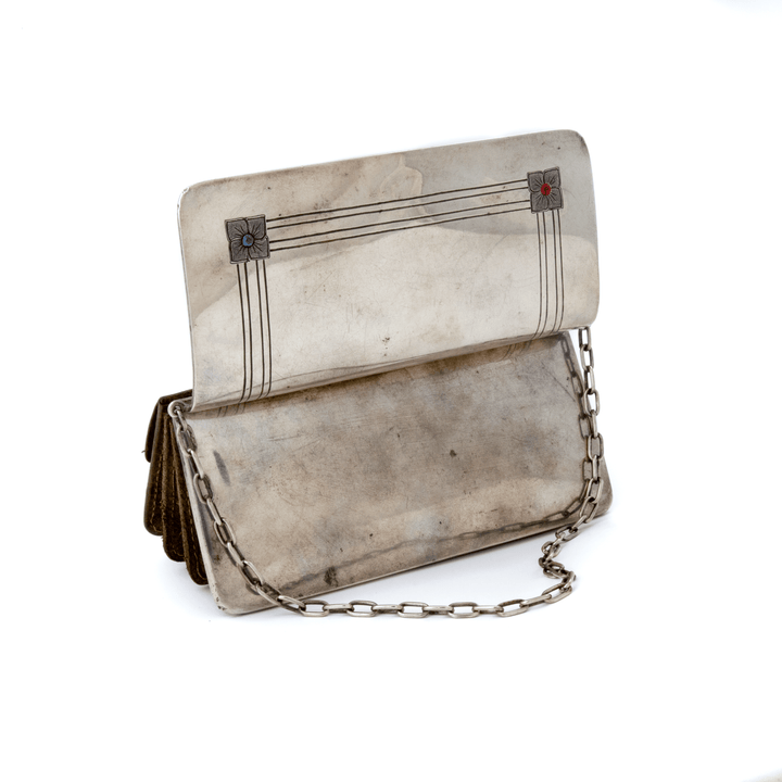 VINTAGE VICTORIAN SILVER PURSE - Kingdom Jewelry