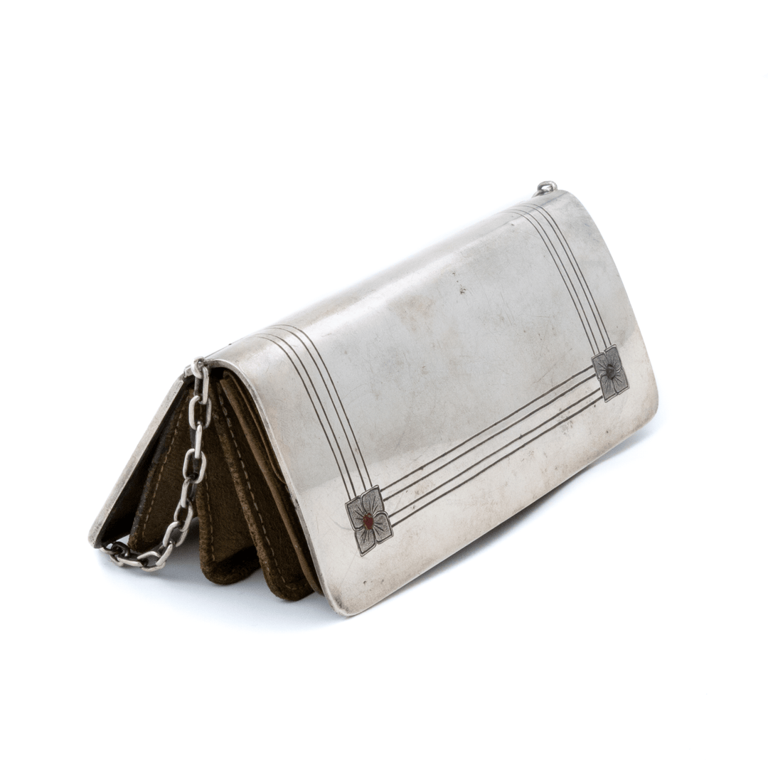 VINTAGE VICTORIAN SILVER PURSE - Kingdom Jewelry