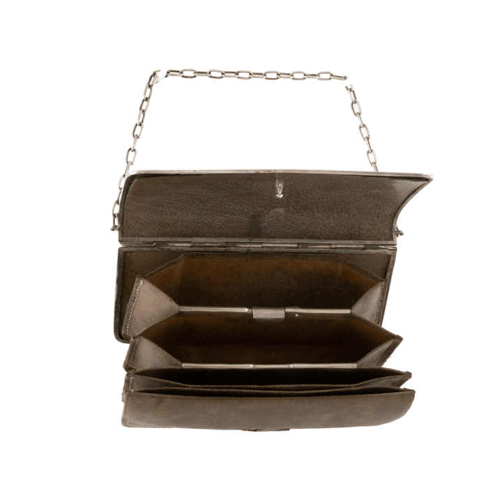 VINTAGE VICTORIAN SILVER PURSE - Kingdom Jewelry
