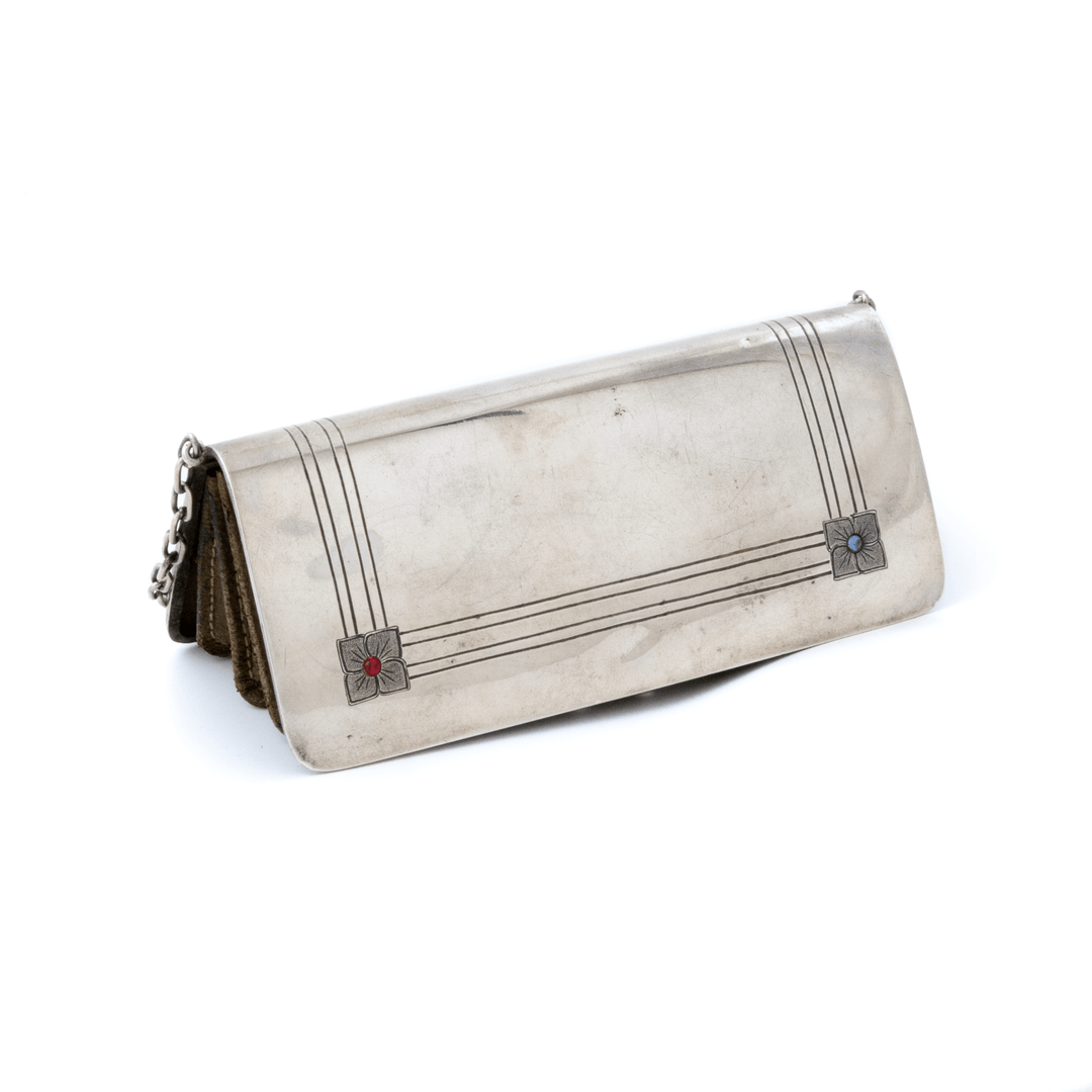 VINTAGE VICTORIAN SILVER PURSE - Kingdom Jewelry