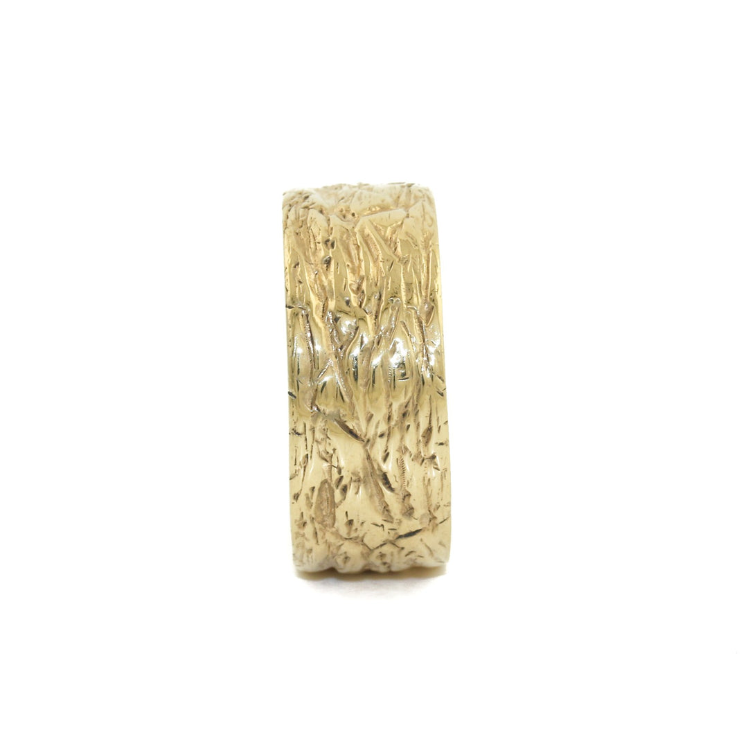 Yellow Gold x 10mm "Rogue" Cigar Band - Kingdom Jewelry