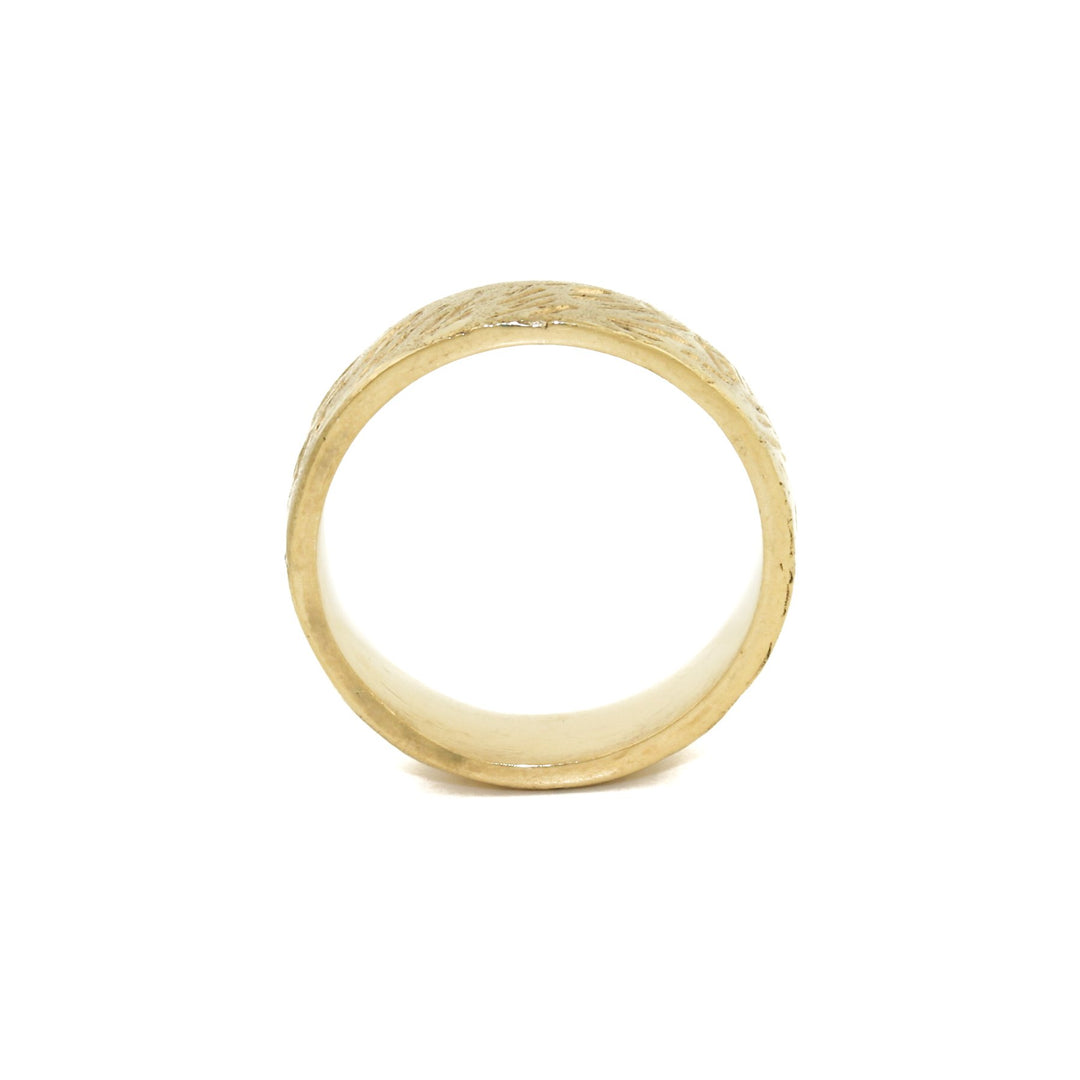 Yellow Gold x 6mm "Rebel" Cigar Band - Kingdom Jewelry