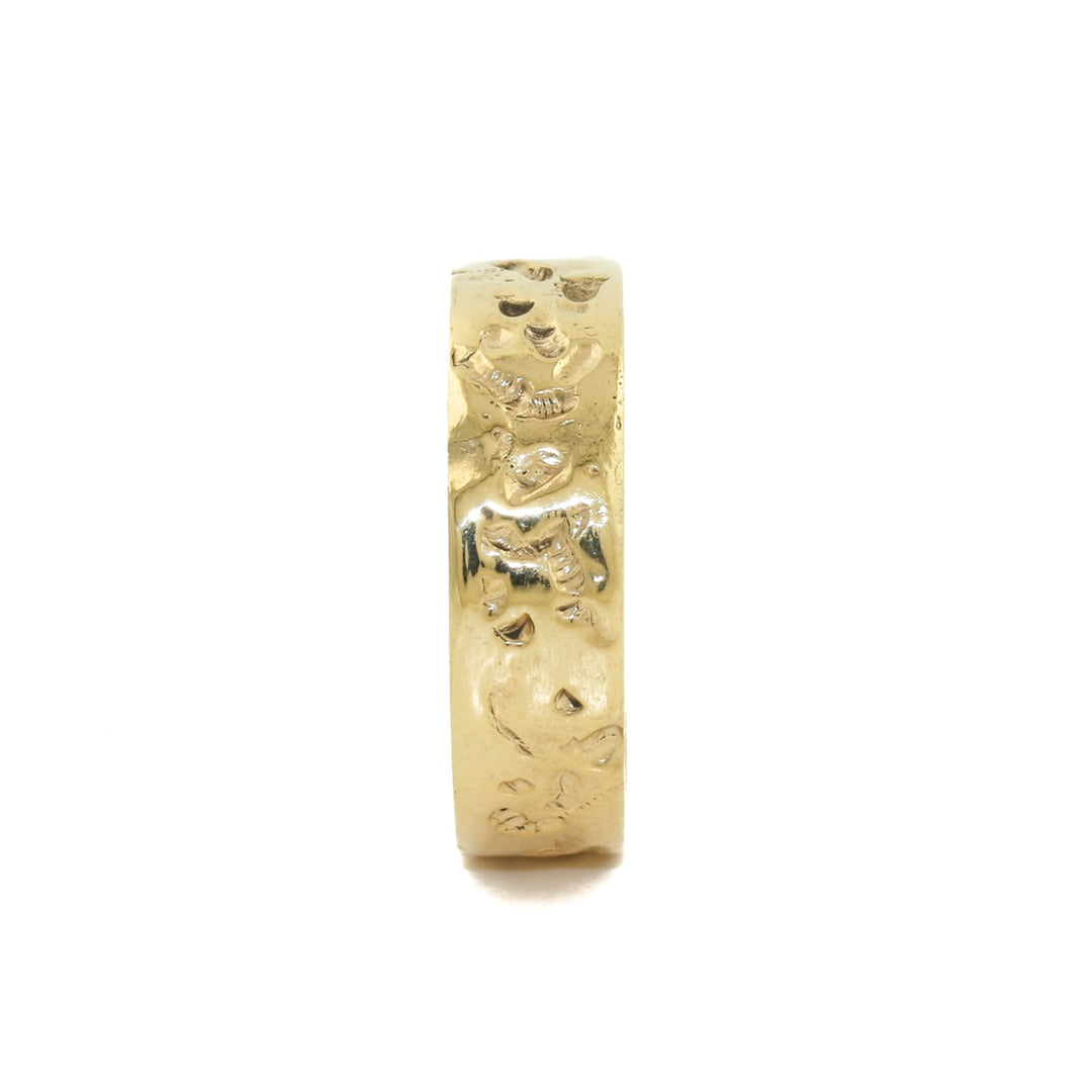 Yellow Gold x 6mm "Renegade" Cigar Band - Kingdom Jewelry