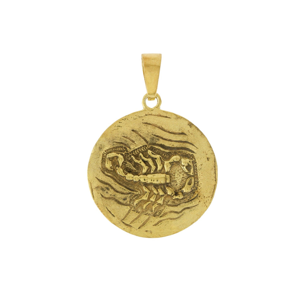 
                      
                        Yellow Gold x "Scorpio" 22mm Zodiac Pendant - Kingdom Jewelry
                      
                    