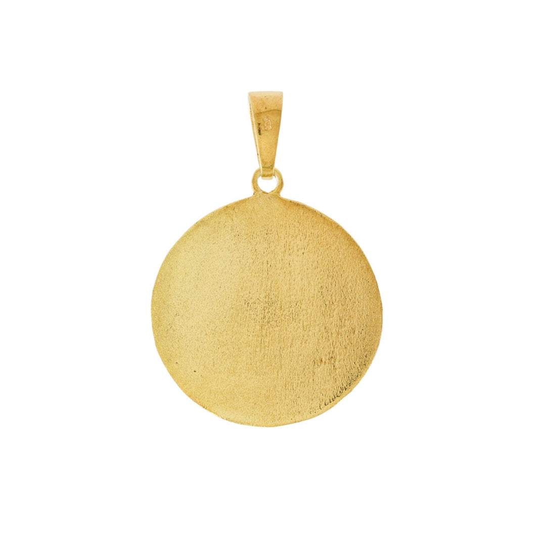 Yellow Gold x "Taurus" 22mm Zodiac Pendant - Kingdom Jewelry