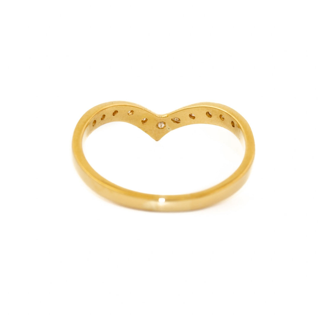 10 K Gold x Diamond Tiara Band Ring - Kingdom Jewelry