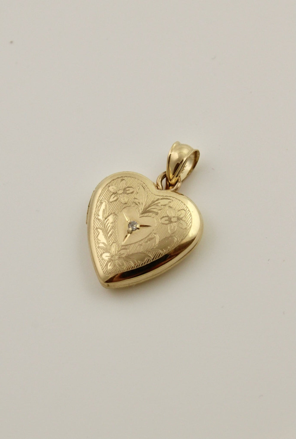 10k Diamond Heart Locket - Kingdom Jewelry