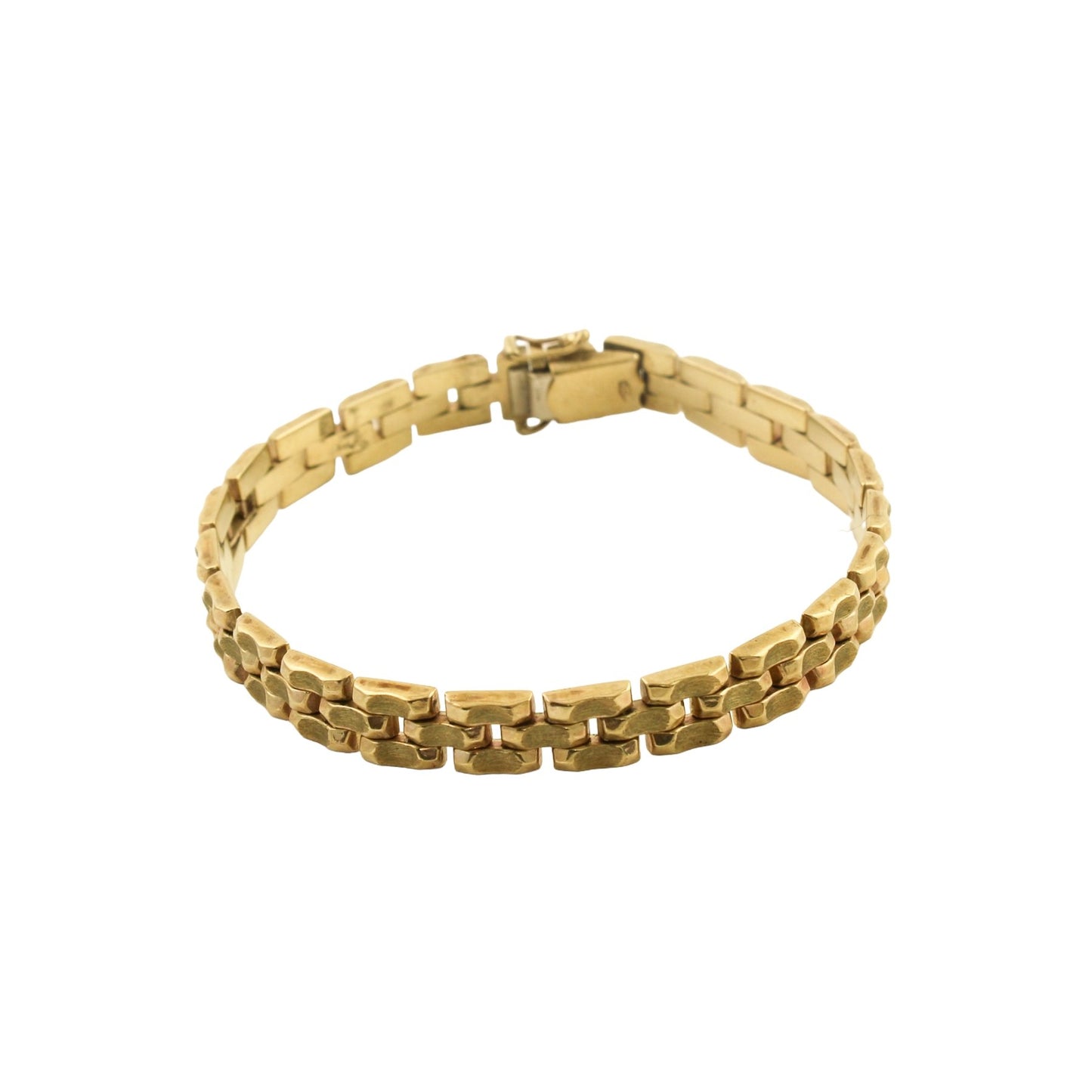 10k Gold Chainmail link Bracelet - Kingdom Jewelry