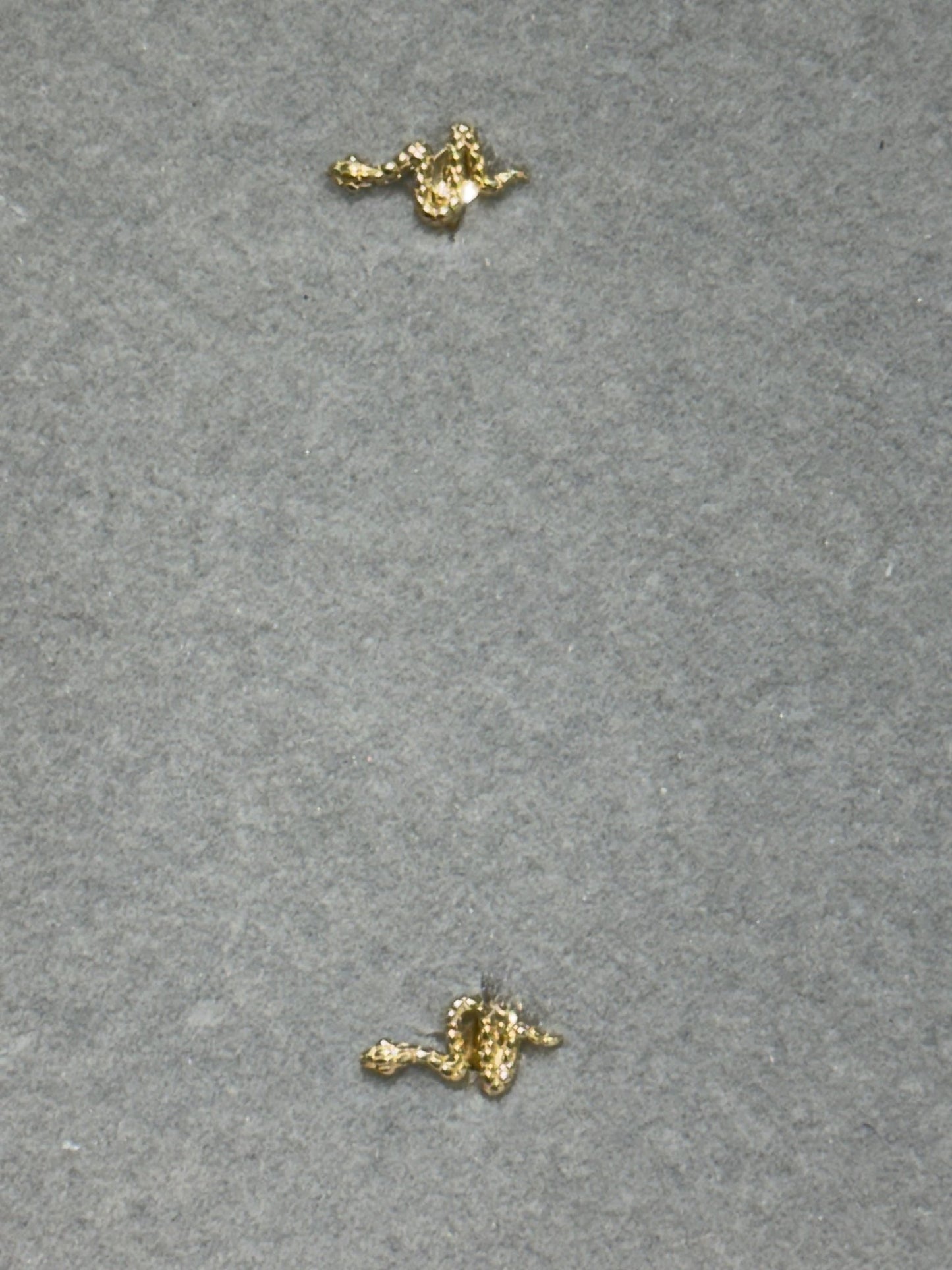 Load image into Gallery viewer, 10K Gold Snake Studs - Kingdom Jewelry
