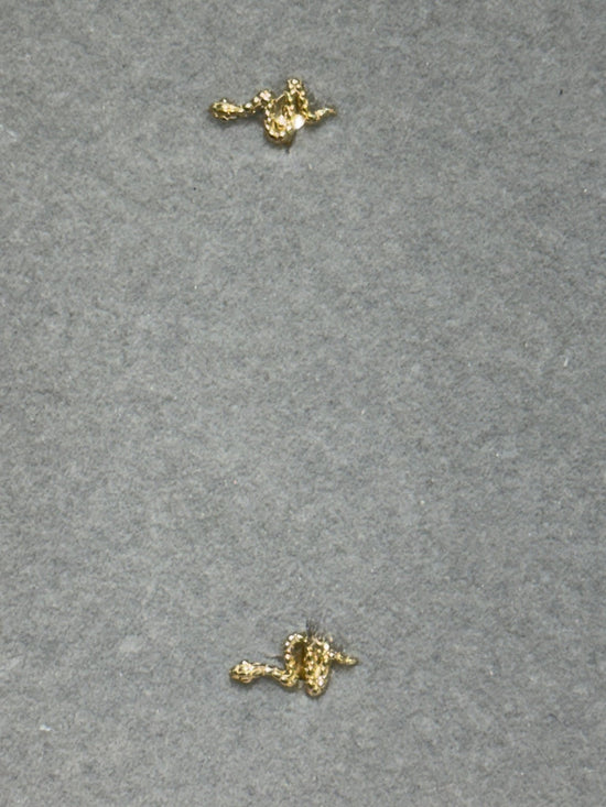 10K Gold Snake Studs - Kingdom Jewelry