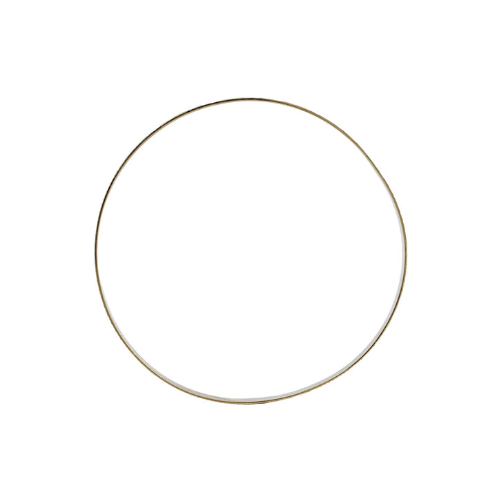 10k Textured Vintage Gold Bangle - Kingdom Jewelry