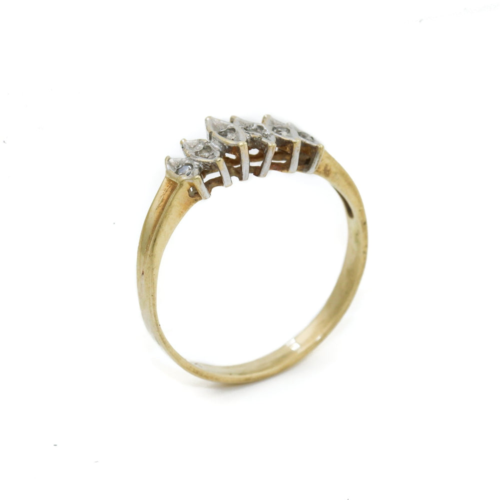 
                      
                        10K Vintage Gold x Diamond Ring 6 - Kingdom Jewelry
                      
                    