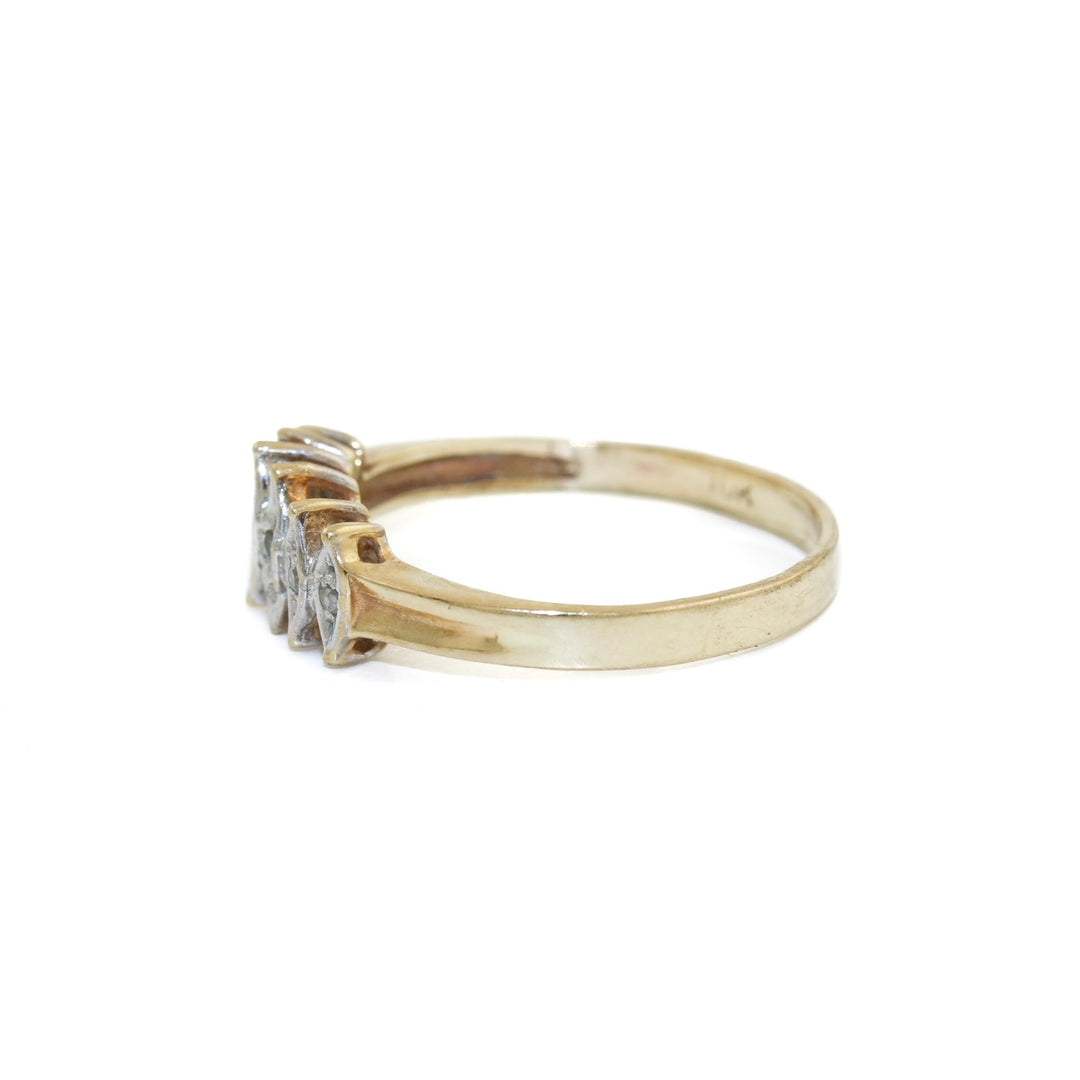 10K Vintage Gold x Diamond Ring 6 - Kingdom Jewelry