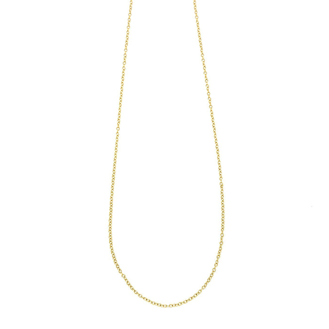 10kt Gold Cable Chain - Kingdom Jewelry