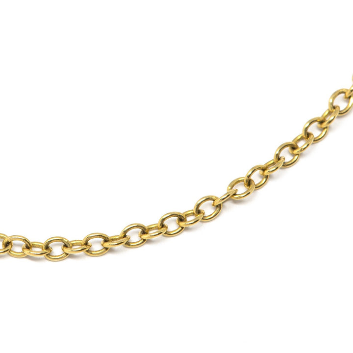 10kt Gold Cable Chain - Kingdom Jewelry