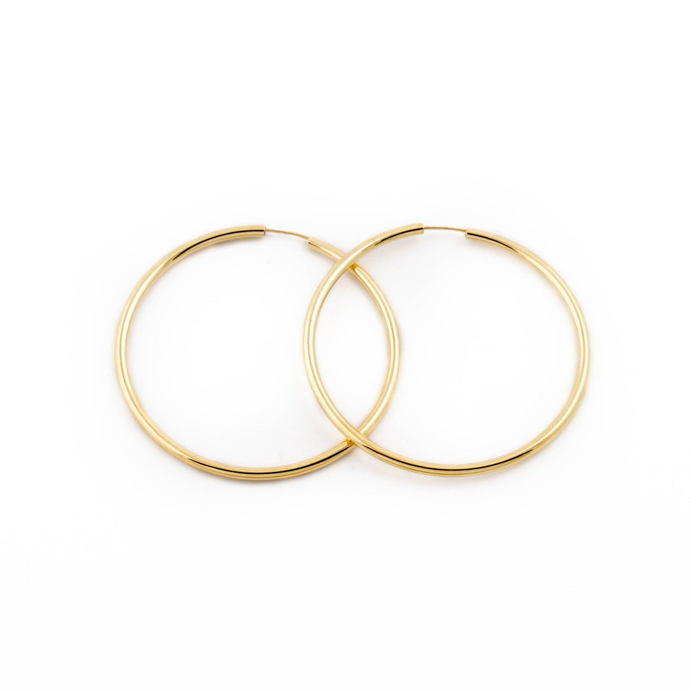 
                      
                        10KT Gold Pipe Hoop - Kingdom Jewelry
                      
                    