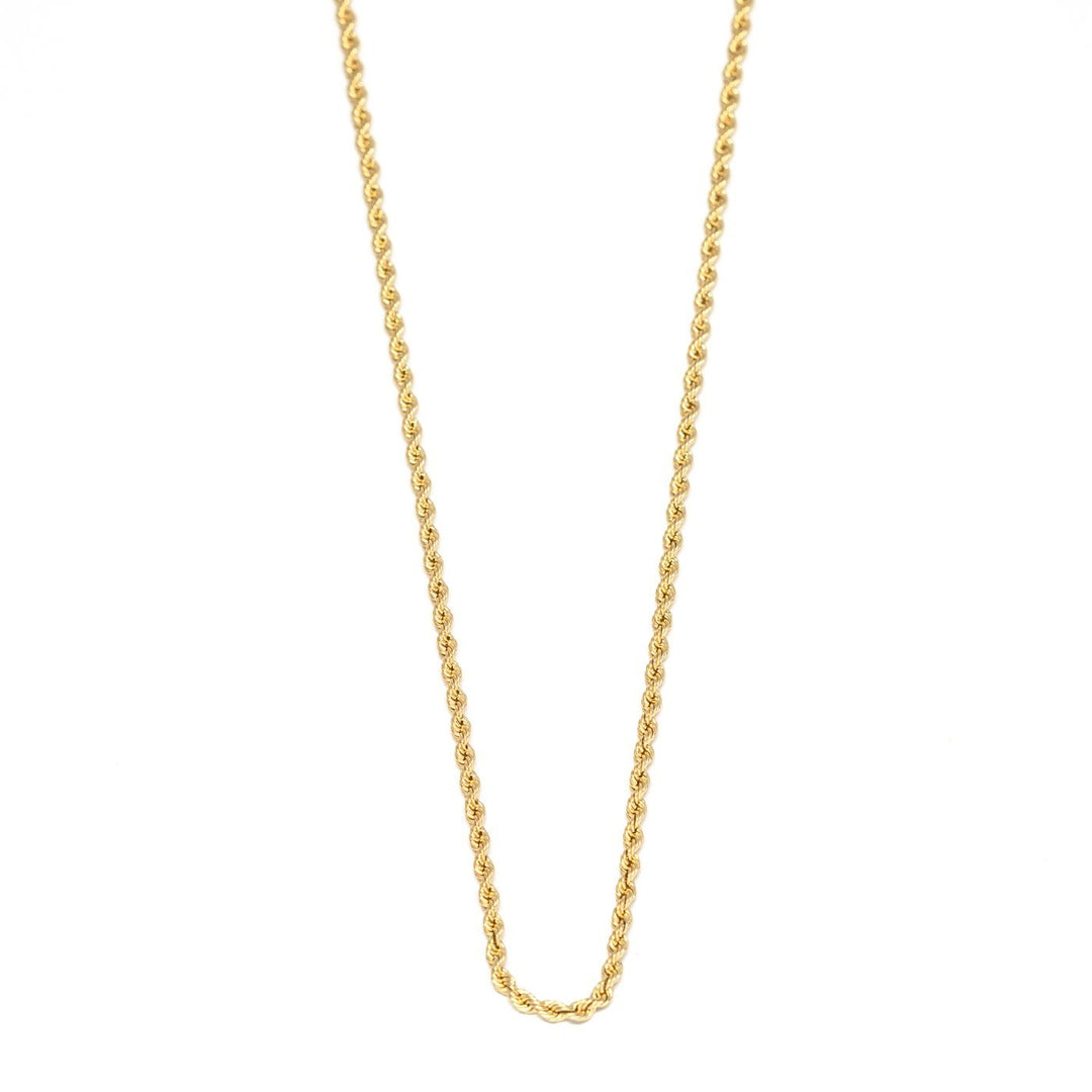 10kt Gold Rope Chain - Kingdom Jewelry