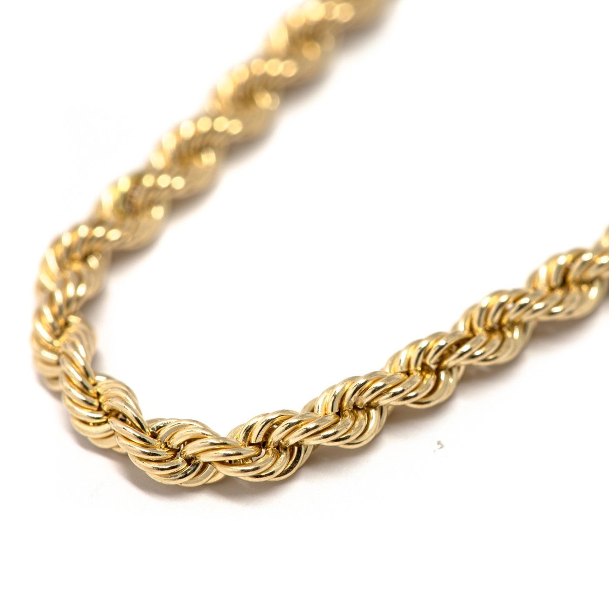 10kt Gold Rope Chain - Kingdom Jewelry