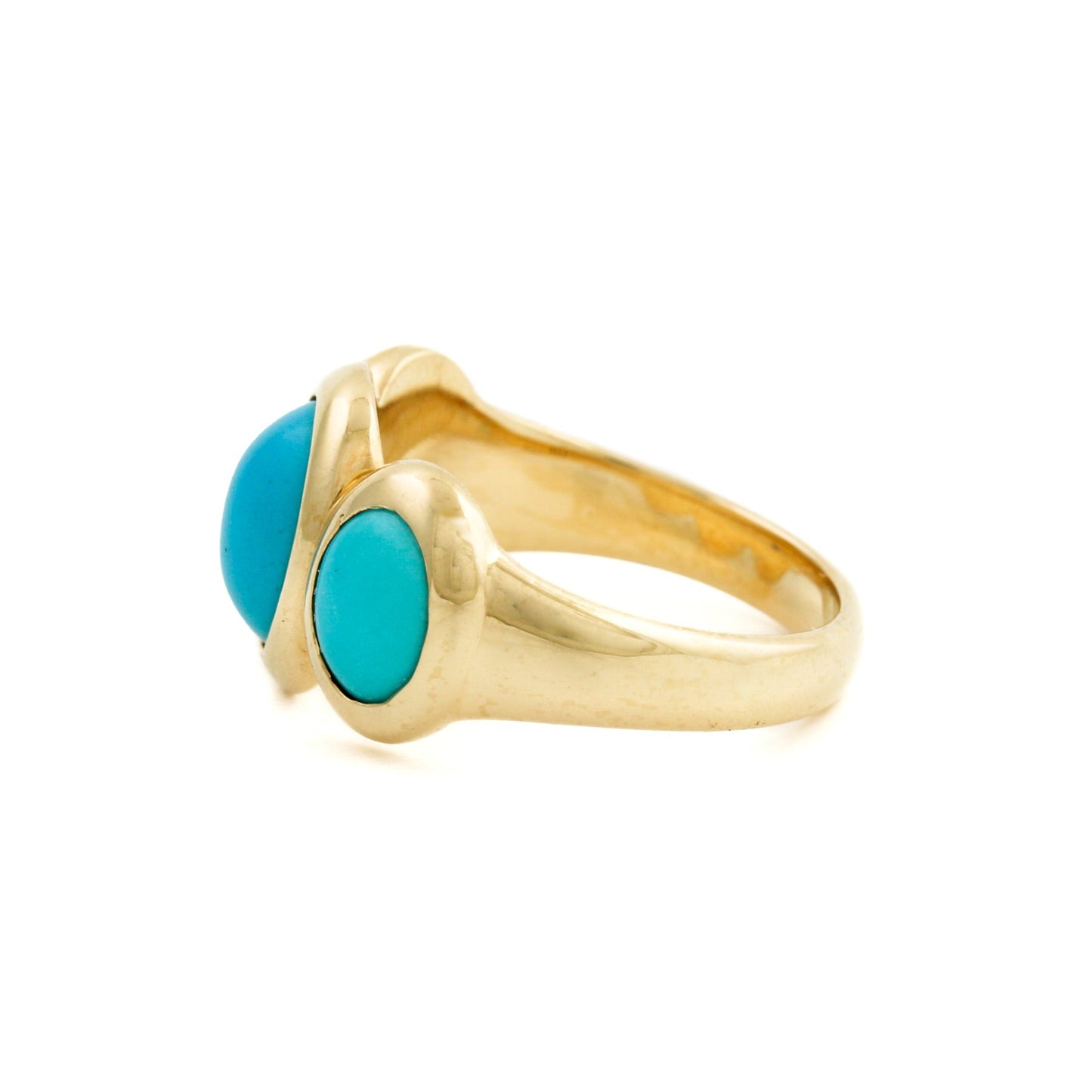 14k Ābee Ring x Sleeping Beauty Turquoise - Kingdom Jewelry
