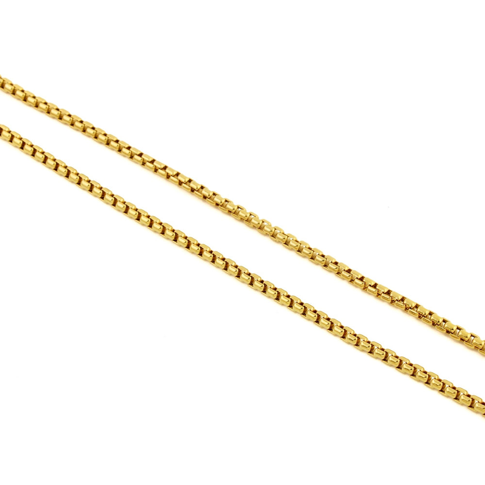 
                      
                        14K Box Link Necklace - Kingdom Jewelry
                      
                    