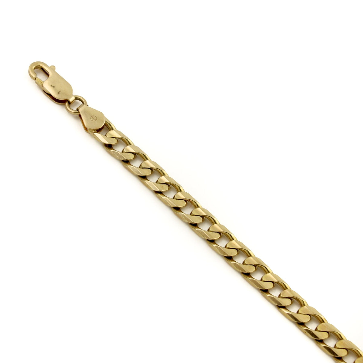 14k Cuban Chain Link Bracelet - Kingdom Jewelry