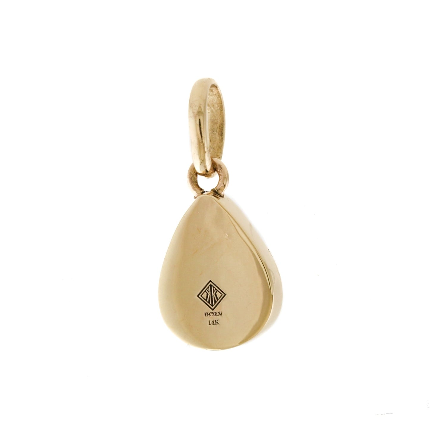 14K Egyptian Pear Shape Pendant - Kingdom Jewelry