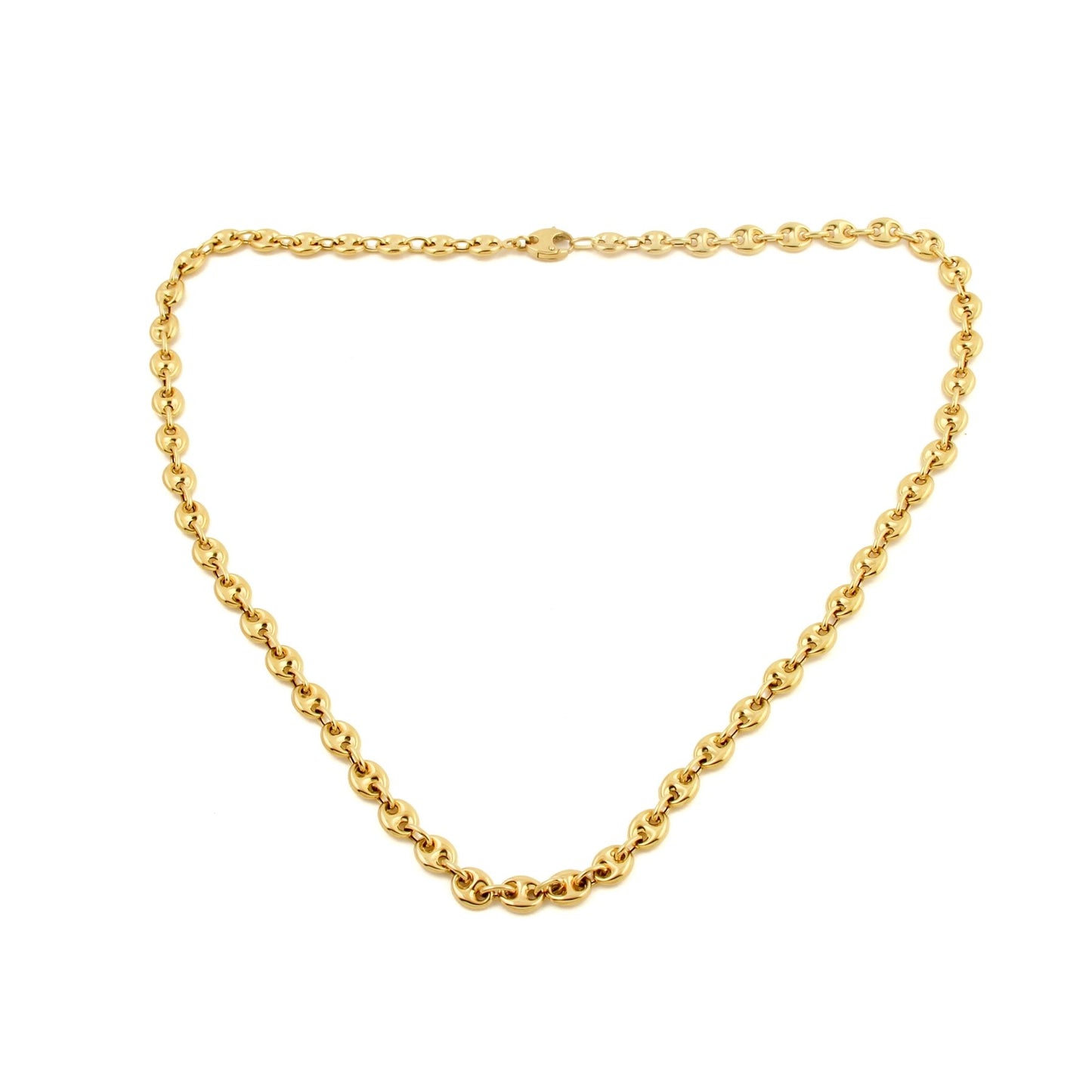 14k Gold Contemporary Gucci Link Necklace - Kingdom Jewelry