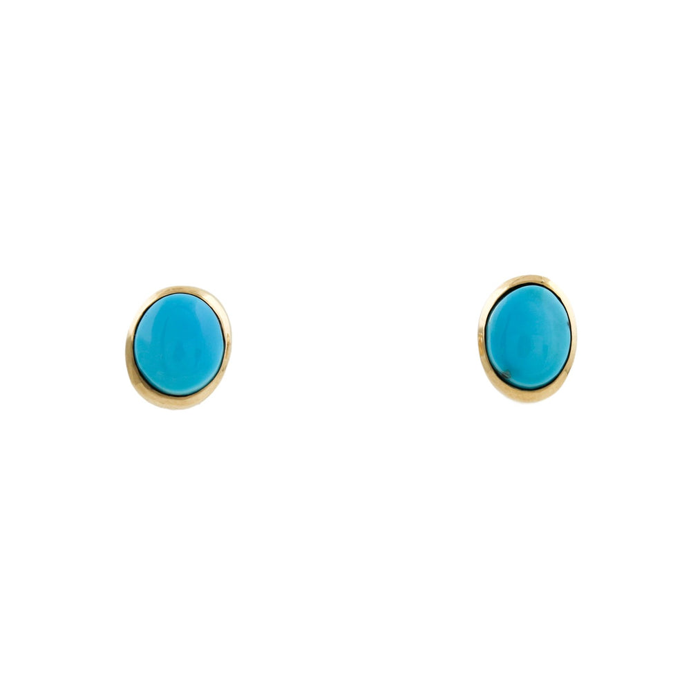 
                      
                        14k Gold Egyptian Turquoise Studs - Kingdom Jewelry
                      
                    