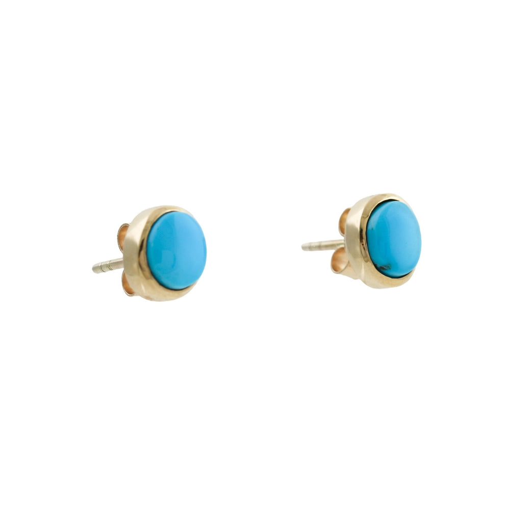 
                      
                        14k Gold Egyptian Turquoise Studs - Kingdom Jewelry
                      
                    