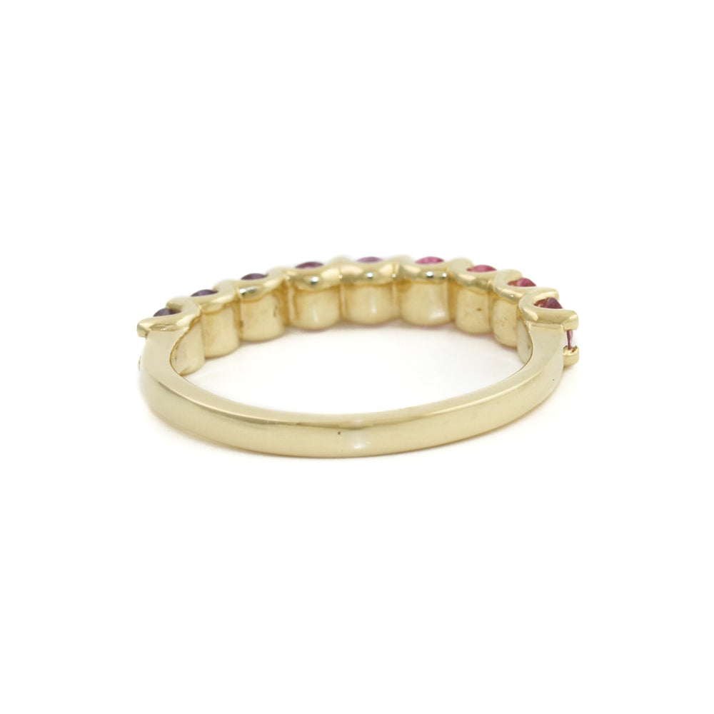 
                      
                        14K Gold Graduated Pink Sapphire Band - Kingdom Jewelry
                      
                    