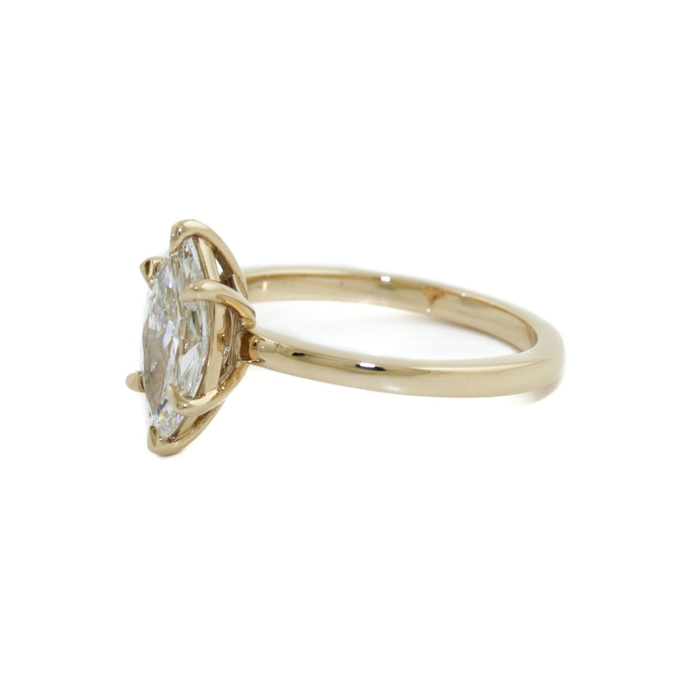 
                      
                        14K Gold Marquise Solitaire Diamond Ring - Kingdom Jewelry
                      
                    