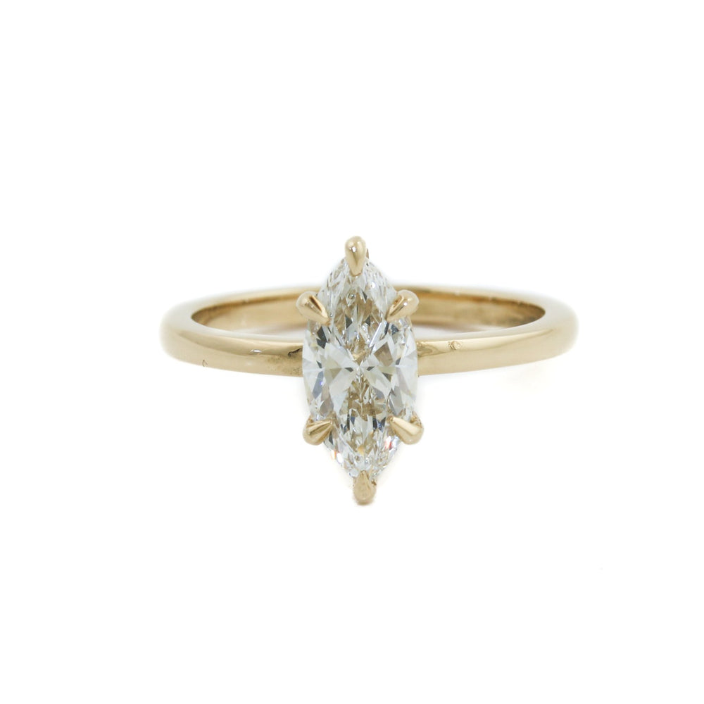 
                      
                        14K Gold Marquise Solitaire Diamond Ring - Kingdom Jewelry
                      
                    