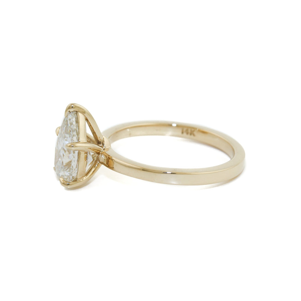 
                      
                        14K Gold Pear-Cut Diamond Solitaire Ring - Kingdom Jewelry
                      
                    