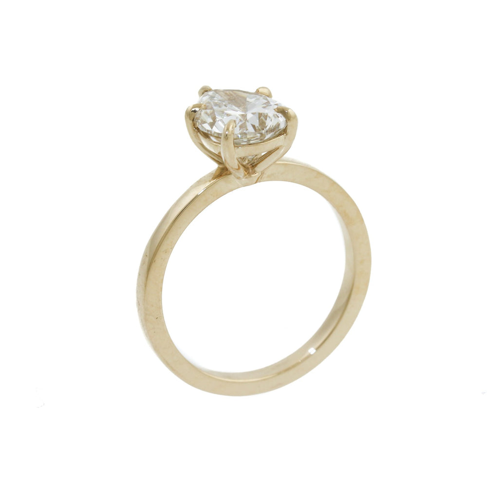 
                      
                        14K Gold Pear-Cut Diamond Solitaire Ring - Kingdom Jewelry
                      
                    